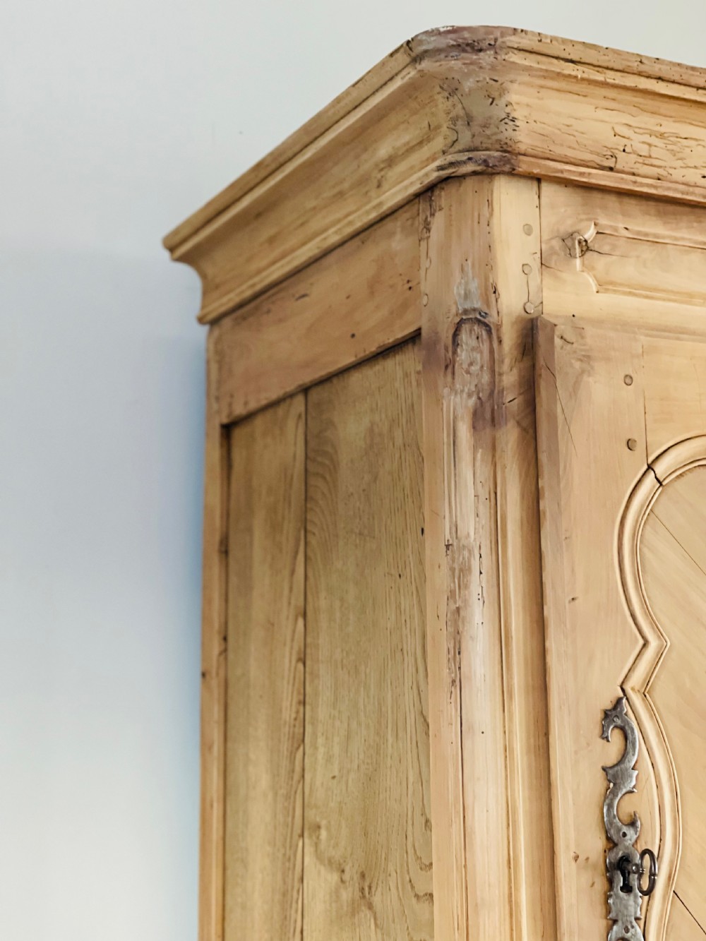 19th century French bonnetière cupboard  View VII