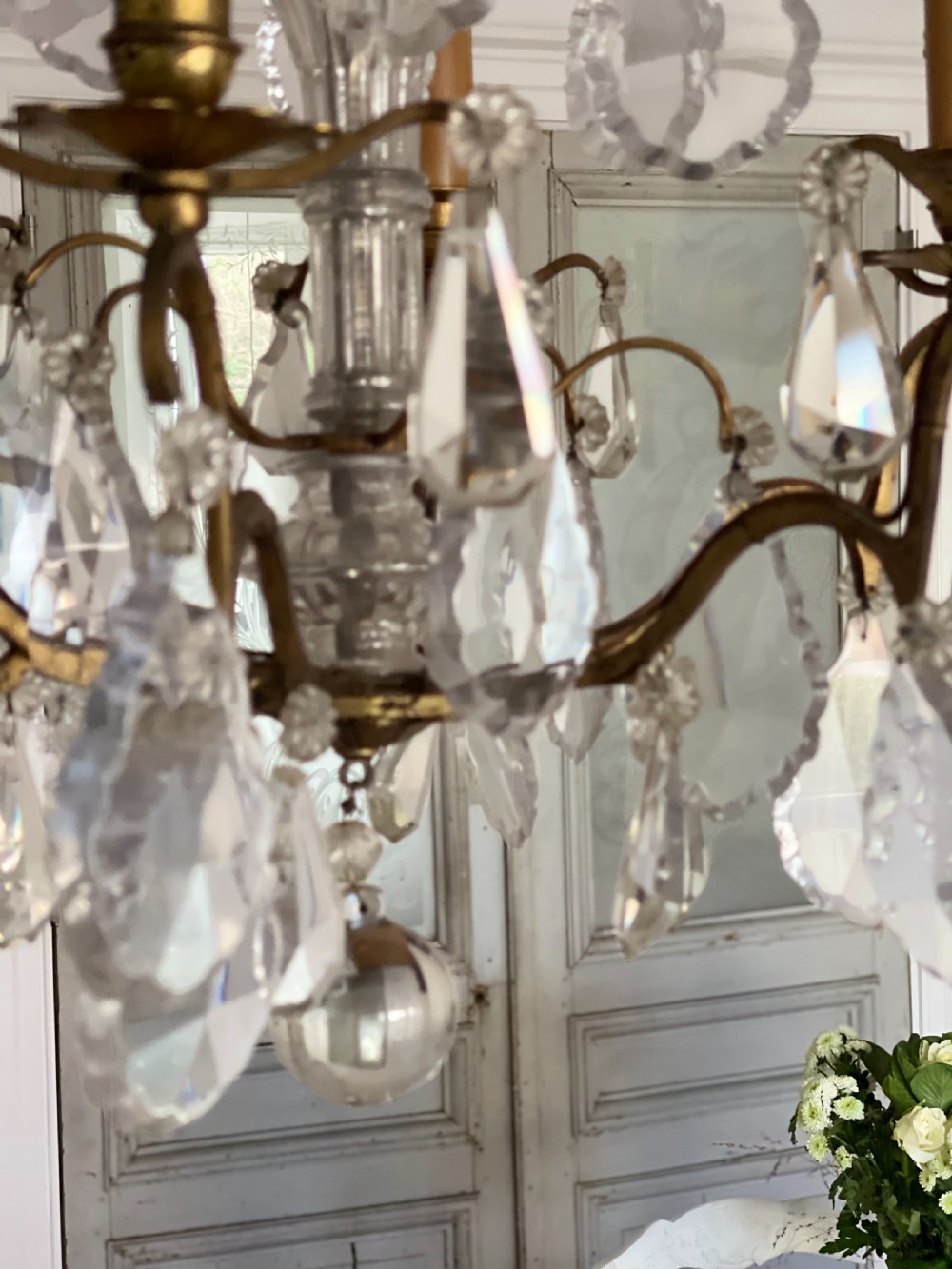 Antique French chandelier  View II