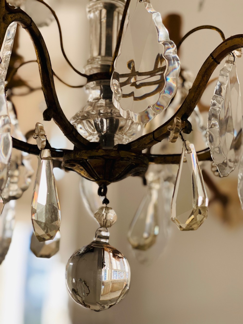Antique French chandelier  View VII