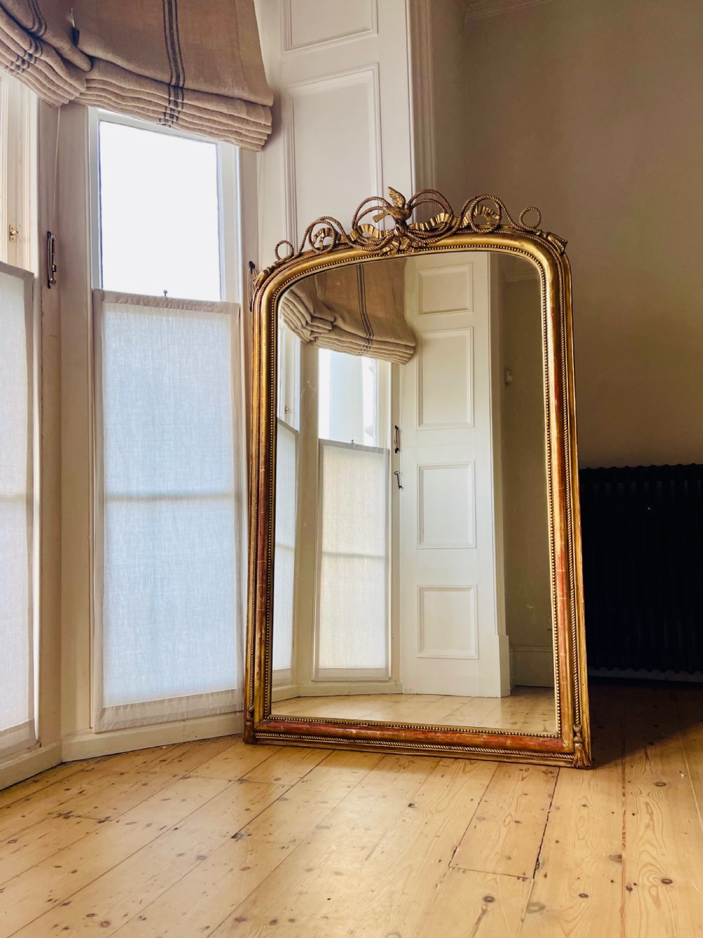 19th century French gilt mirror