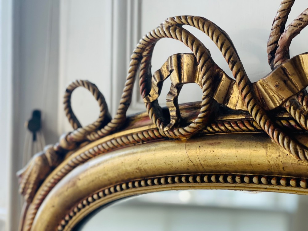 19th century French gilt mirror View II