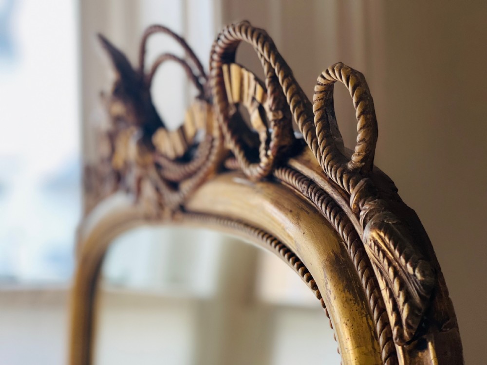 19th century French gilt mirror View V