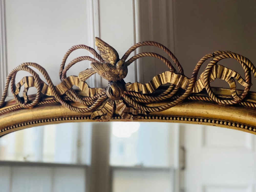19th century French gilt mirror View VI
