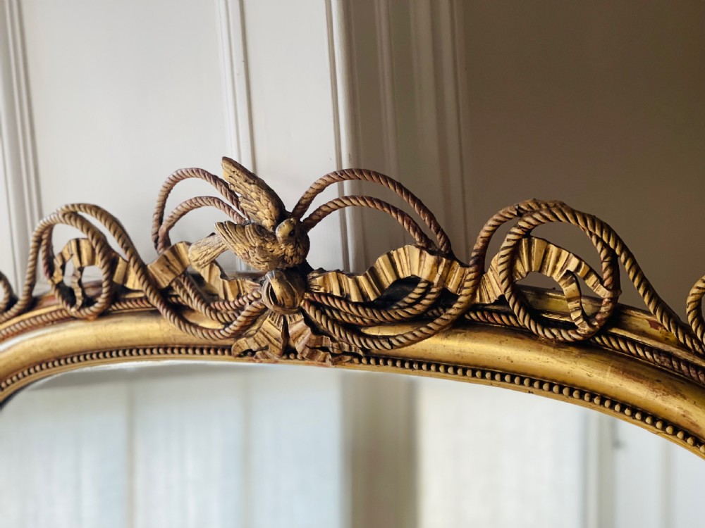 19th century French gilt mirror View VII