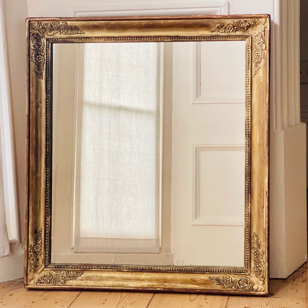 Antique French gilt mirror 