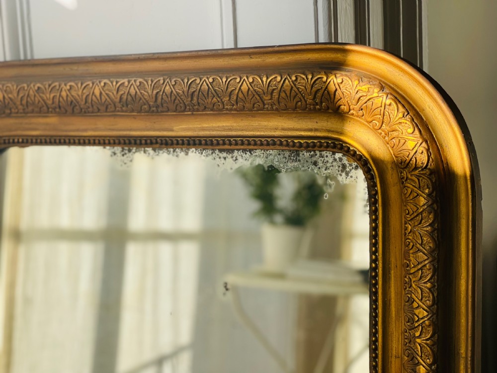 19th century French Louis Philippe mirror View II