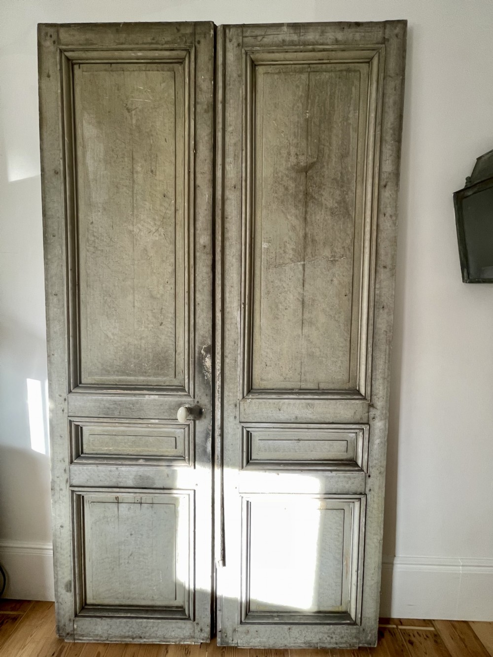 19th century French oak doors 