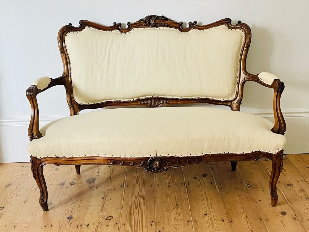 Antique French Louis XV sofa  View VI