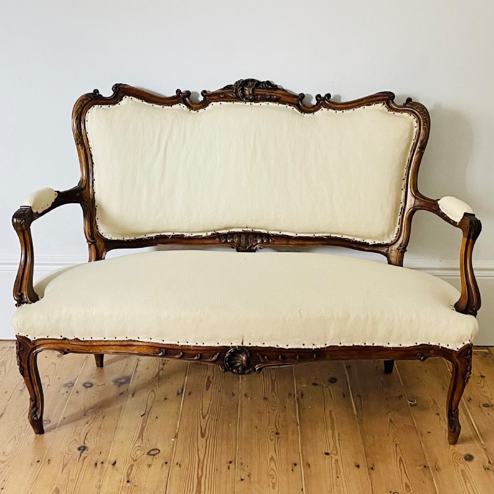 Antique French Louis XV sofa  View VII