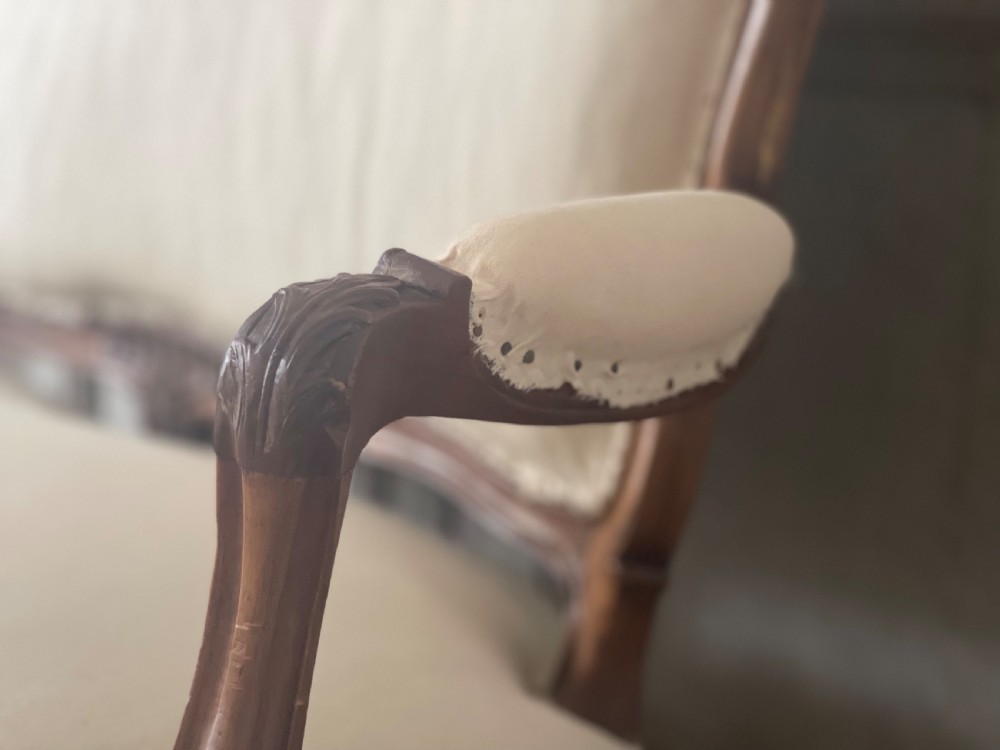 Antique French Louis XV sofa  View VIII