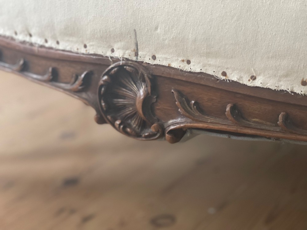 Antique French Louis XV sofa  View IX