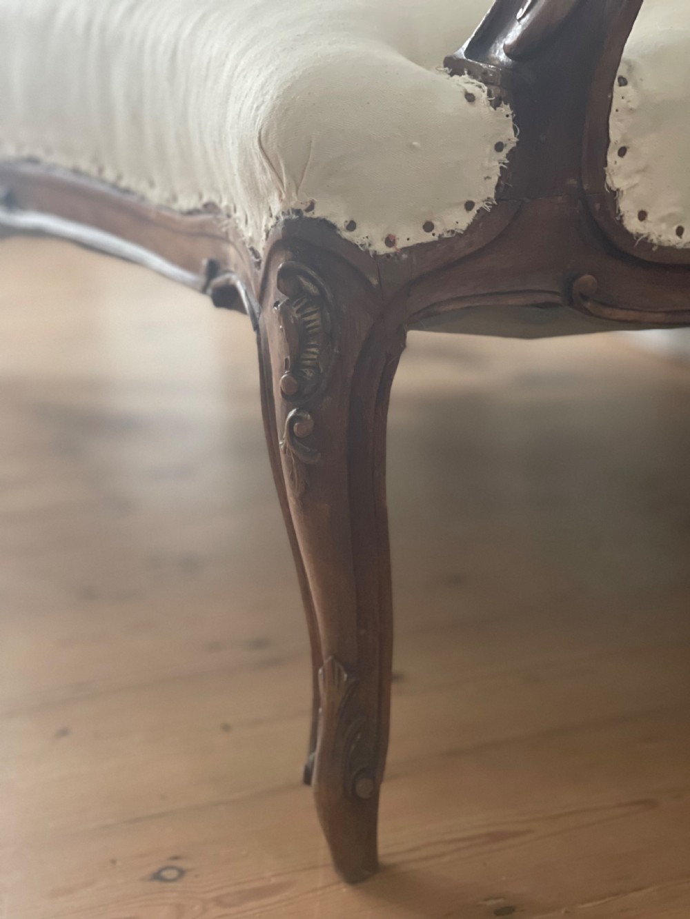 Antique French Louis XV sofa  View X