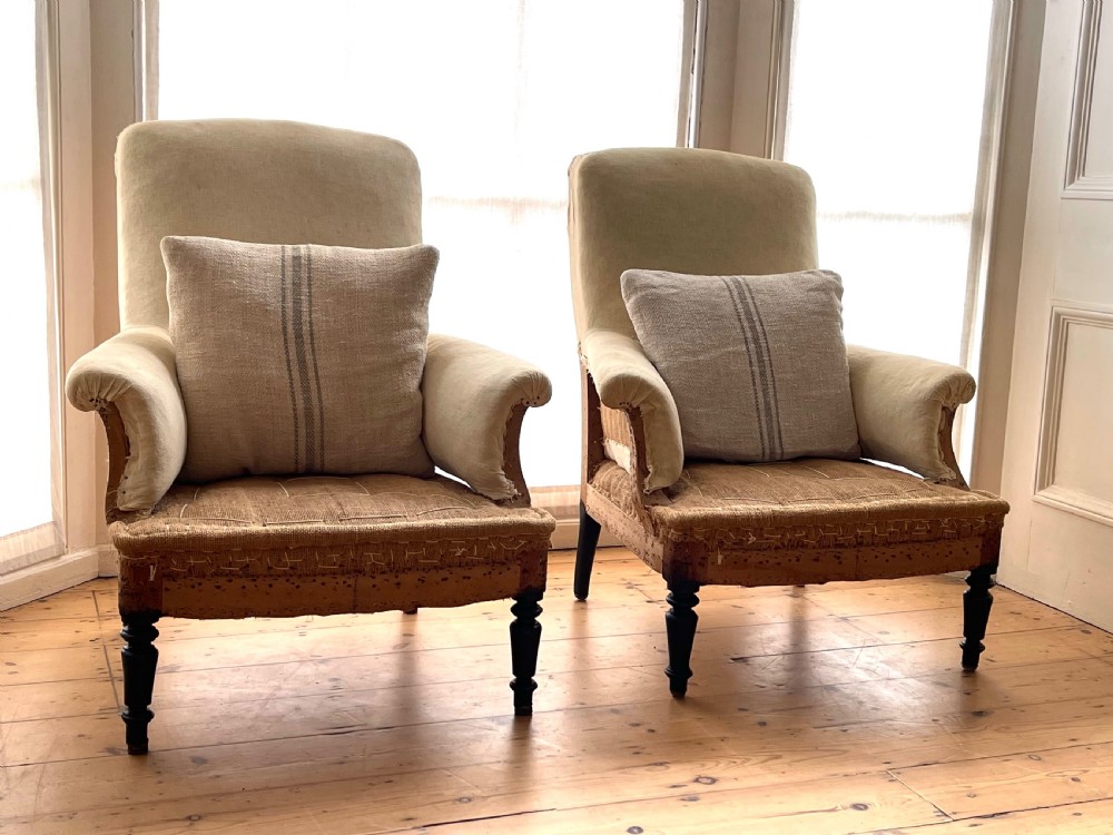 Pair of 19th century French armchairs View III