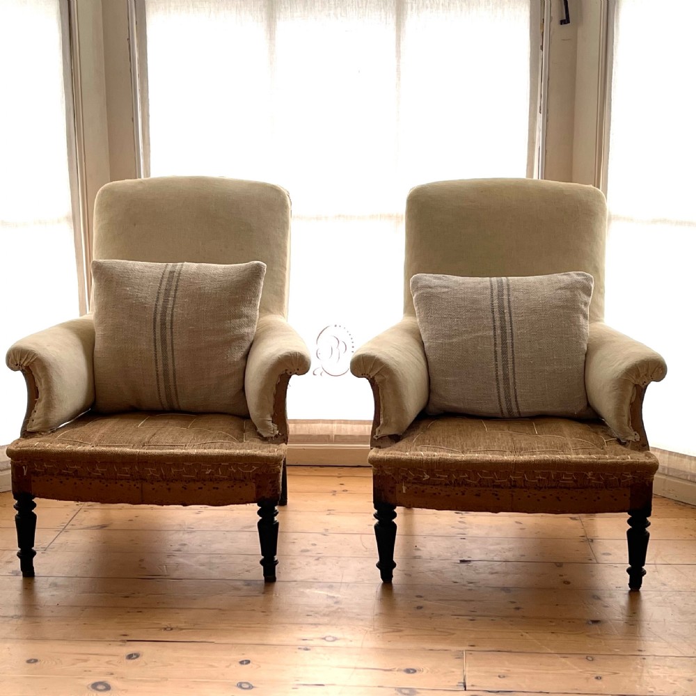 Pair of 19th century French armchairs View VI