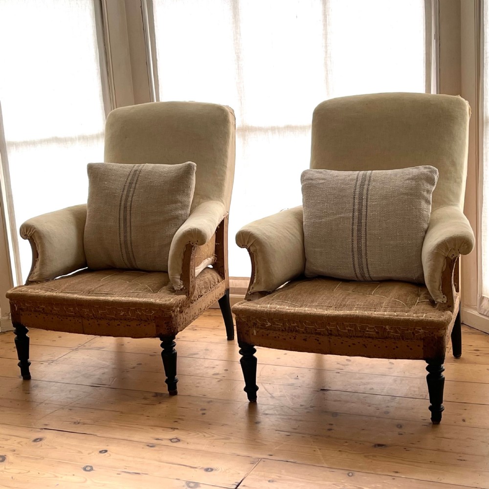 Pair of 19th century French armchairs View VII