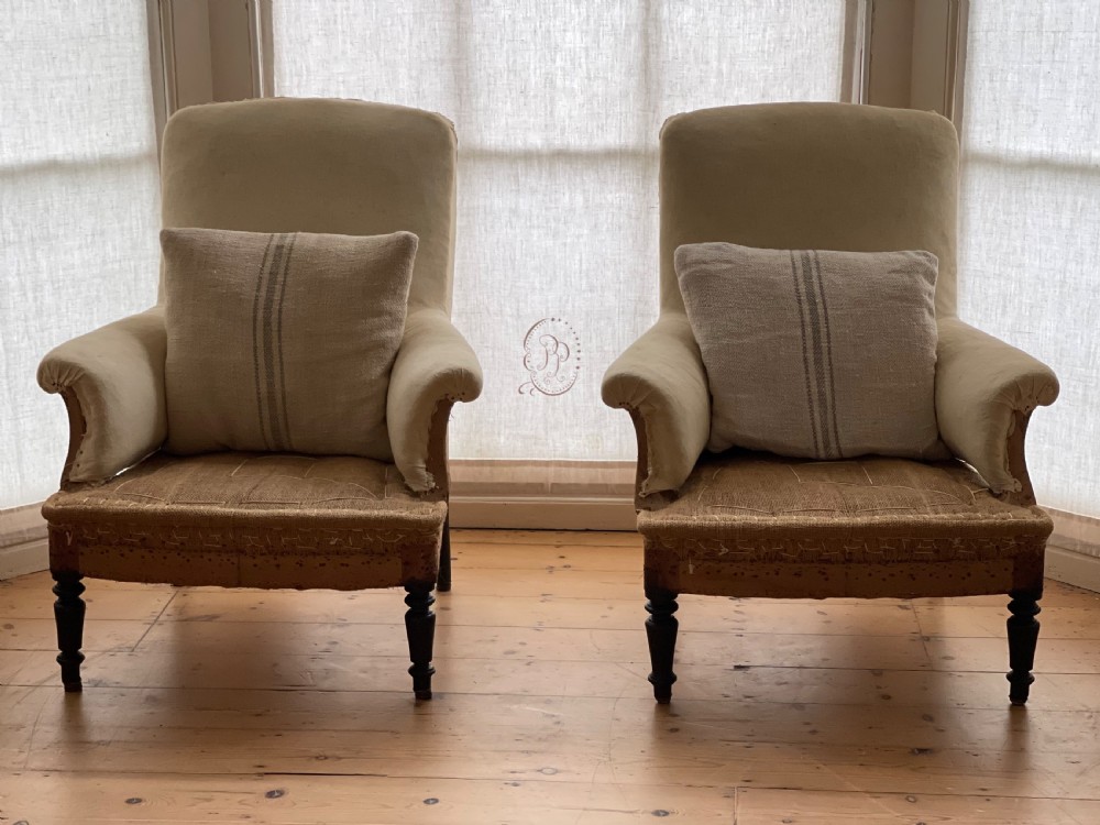 Pair of 19th century French armchairs View VIII