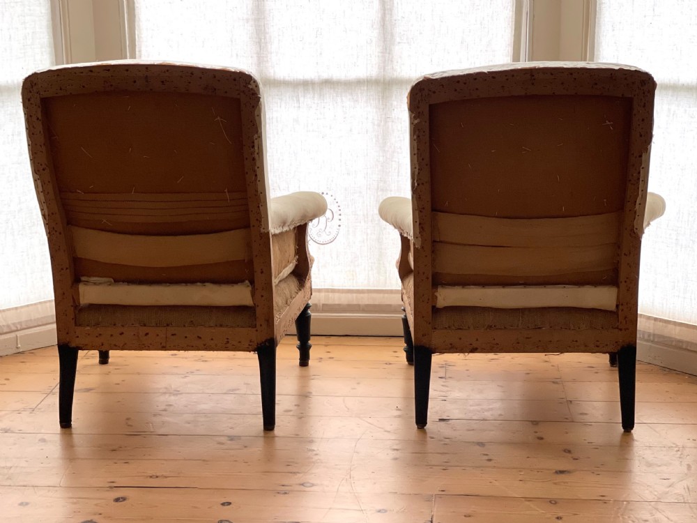 Pair of 19th century French armchairs View IX