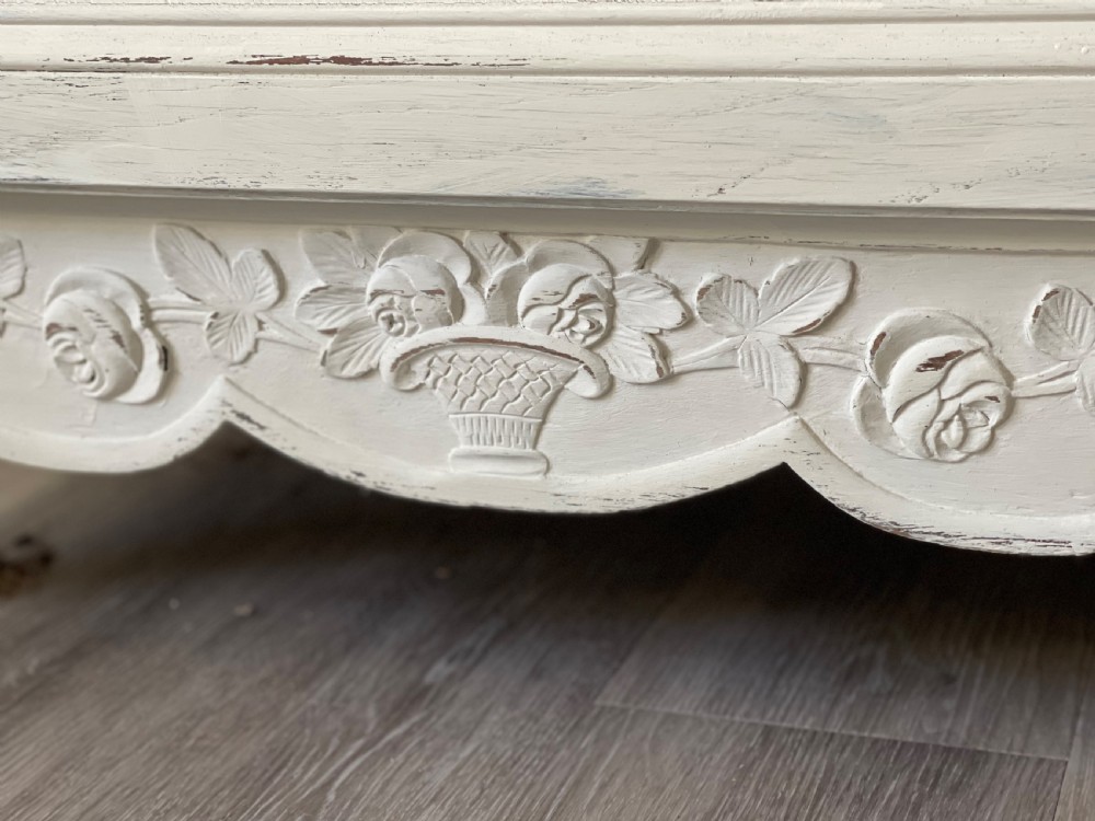 Antique French painted oak cupboard  View IV