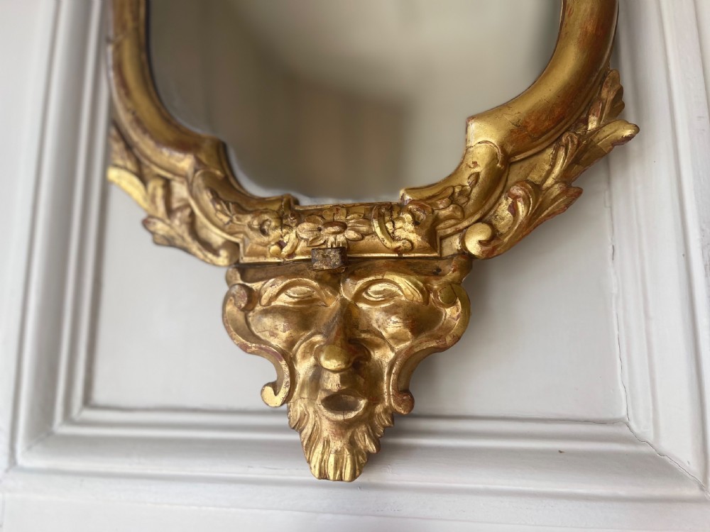 Pair of late 18th century gilt wood Italian mirrors  View IV