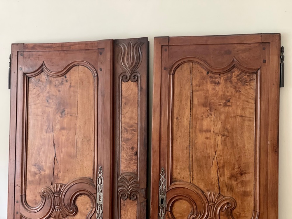 Antique French armoire doors  View III