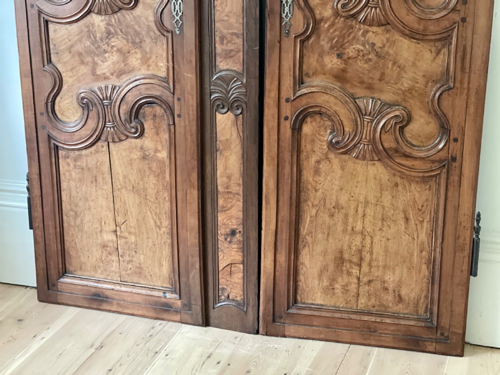 Antique French armoire doors  View IV
