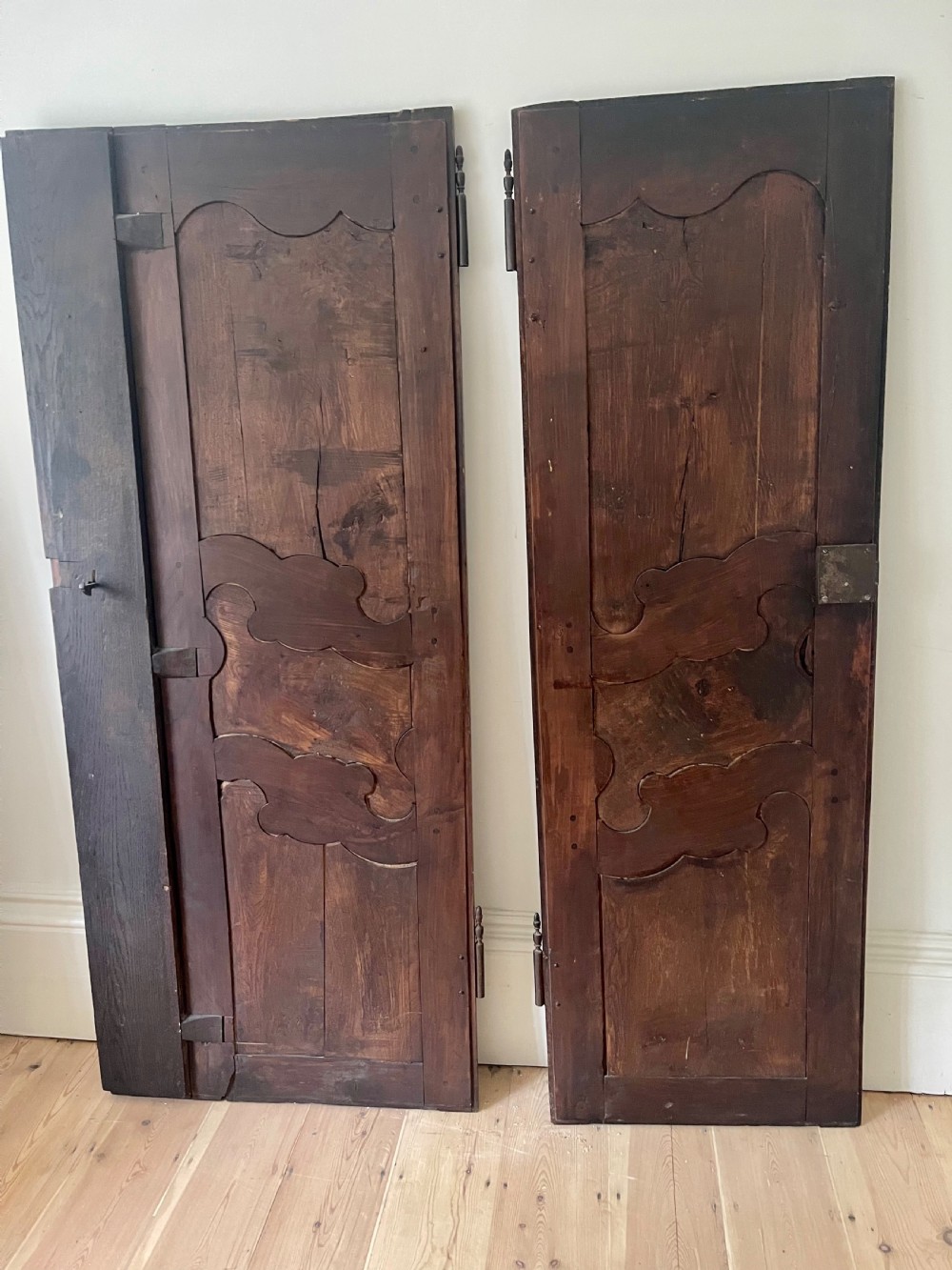 Antique French armoire doors  View VI