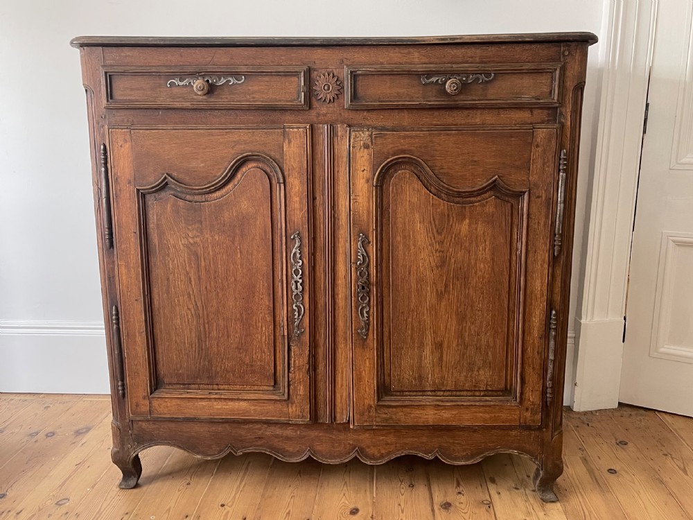 18th century French oak cupboard buffet 