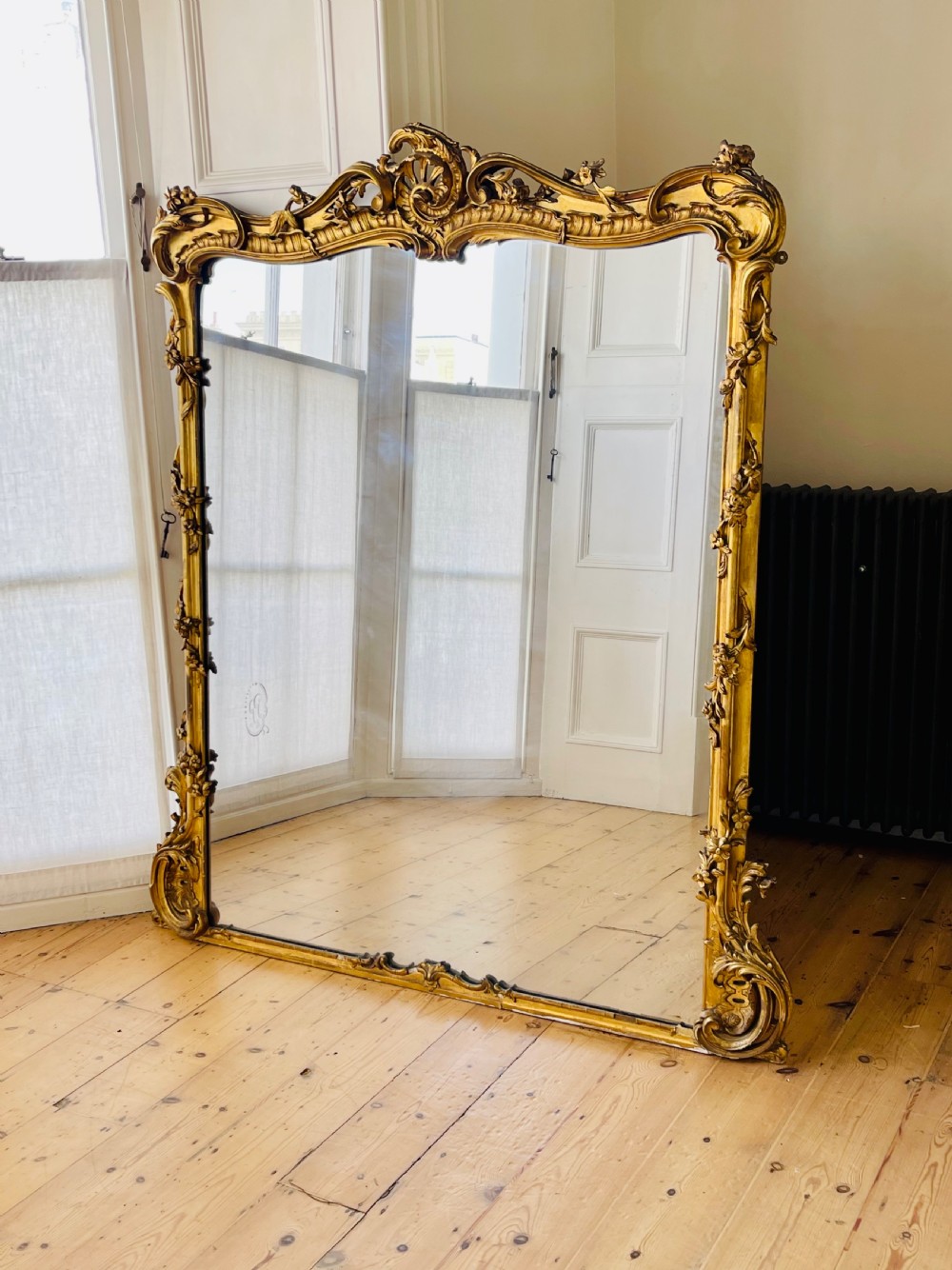 19th century French gilt mirror 