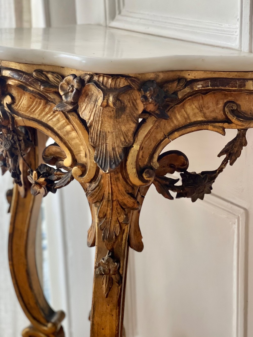 Antique French gilt console  View IV