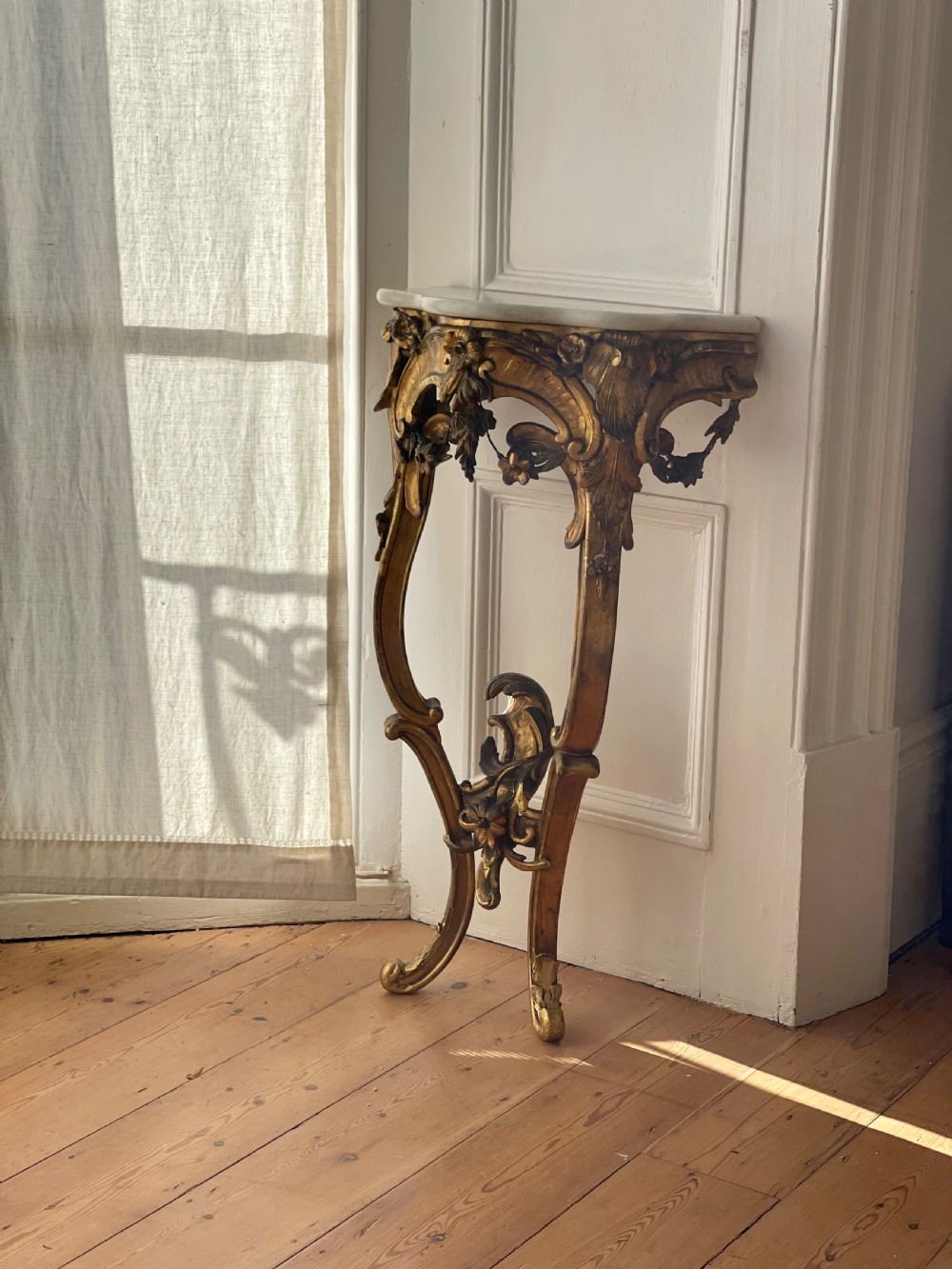 Antique French gilt console  View VI