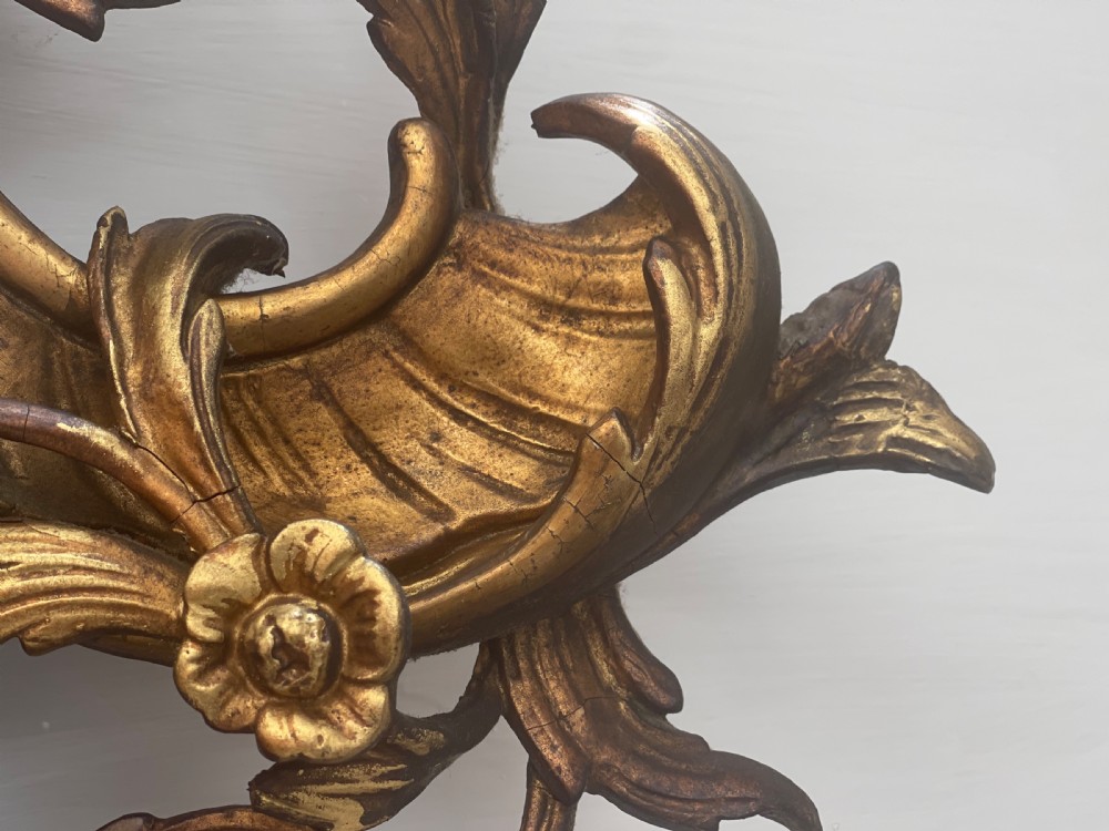 Tall antique French gilt Louis XV mirror View VIII