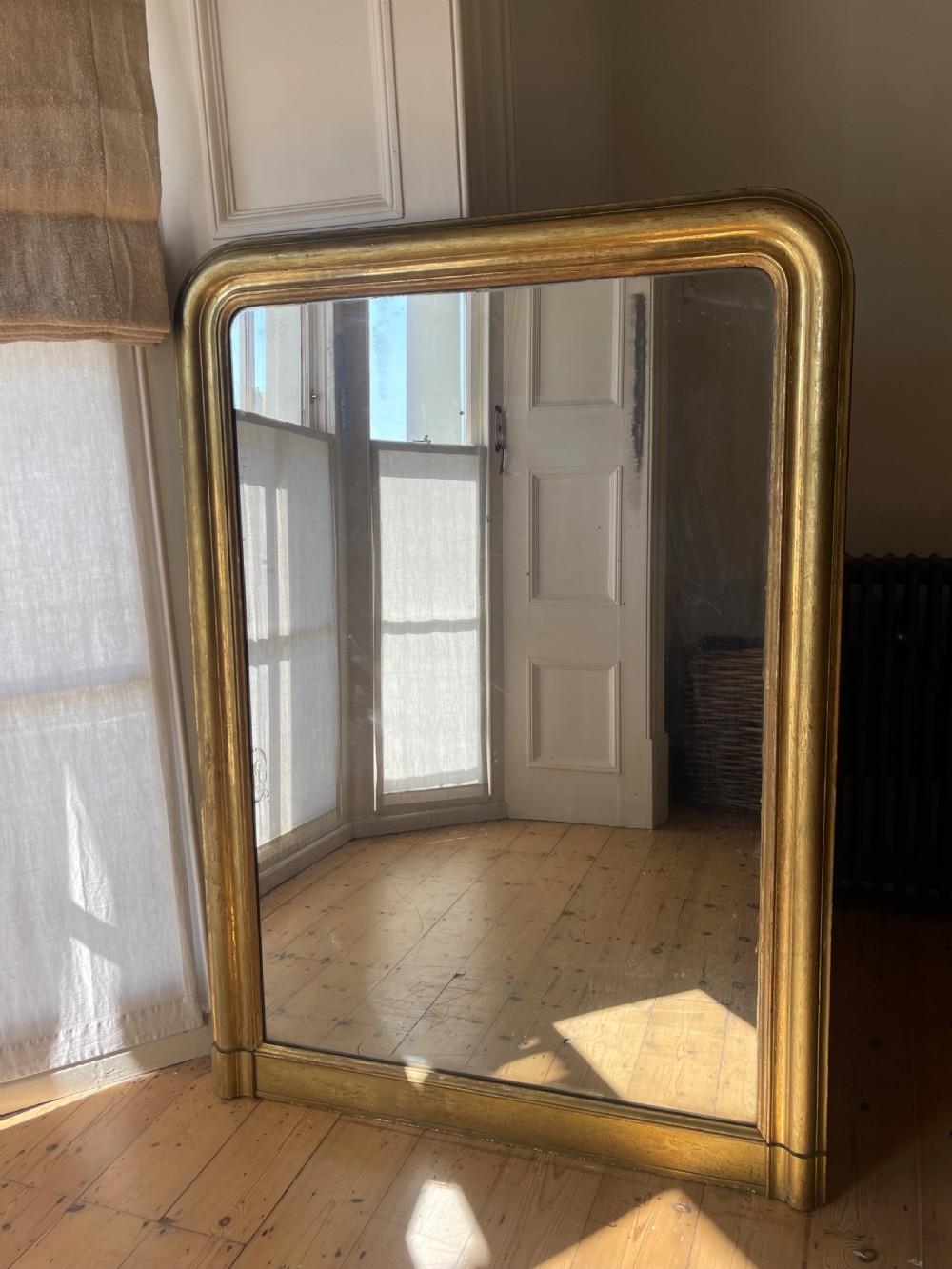 19th century French gilt Louis Philippe mirror