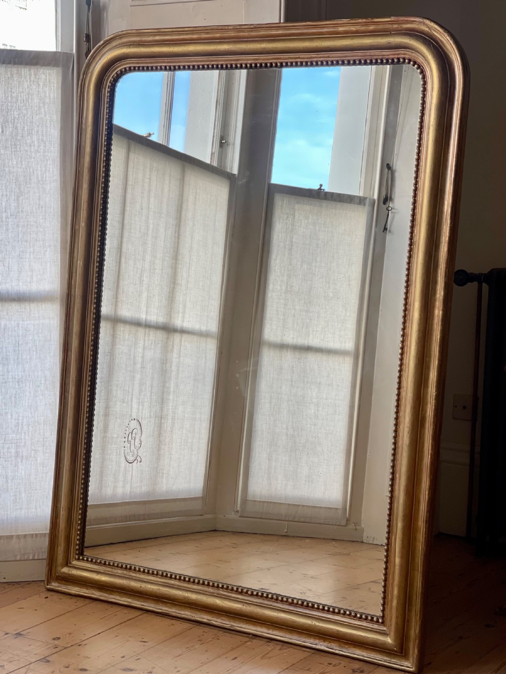 Large French gilt Louis Philippe mirror View IV