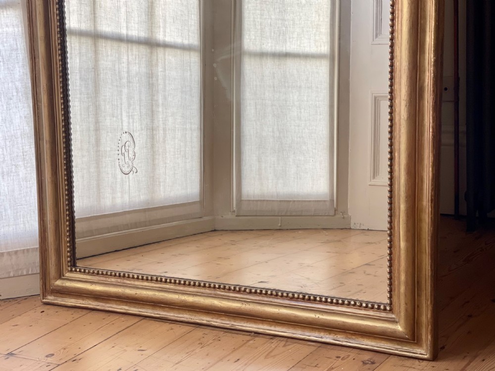 Large French gilt Louis Philippe mirror View V