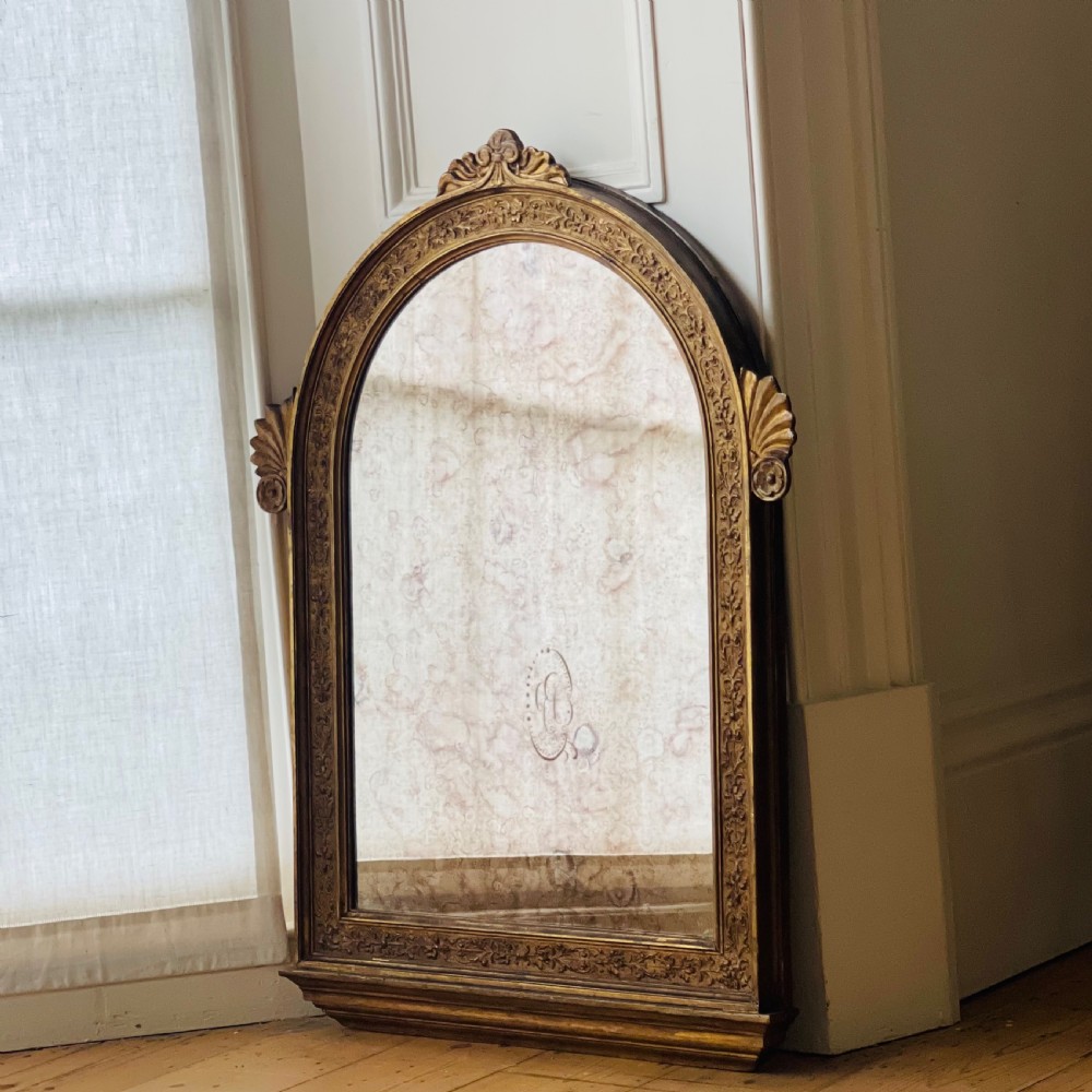 Antique French gilt mirror 