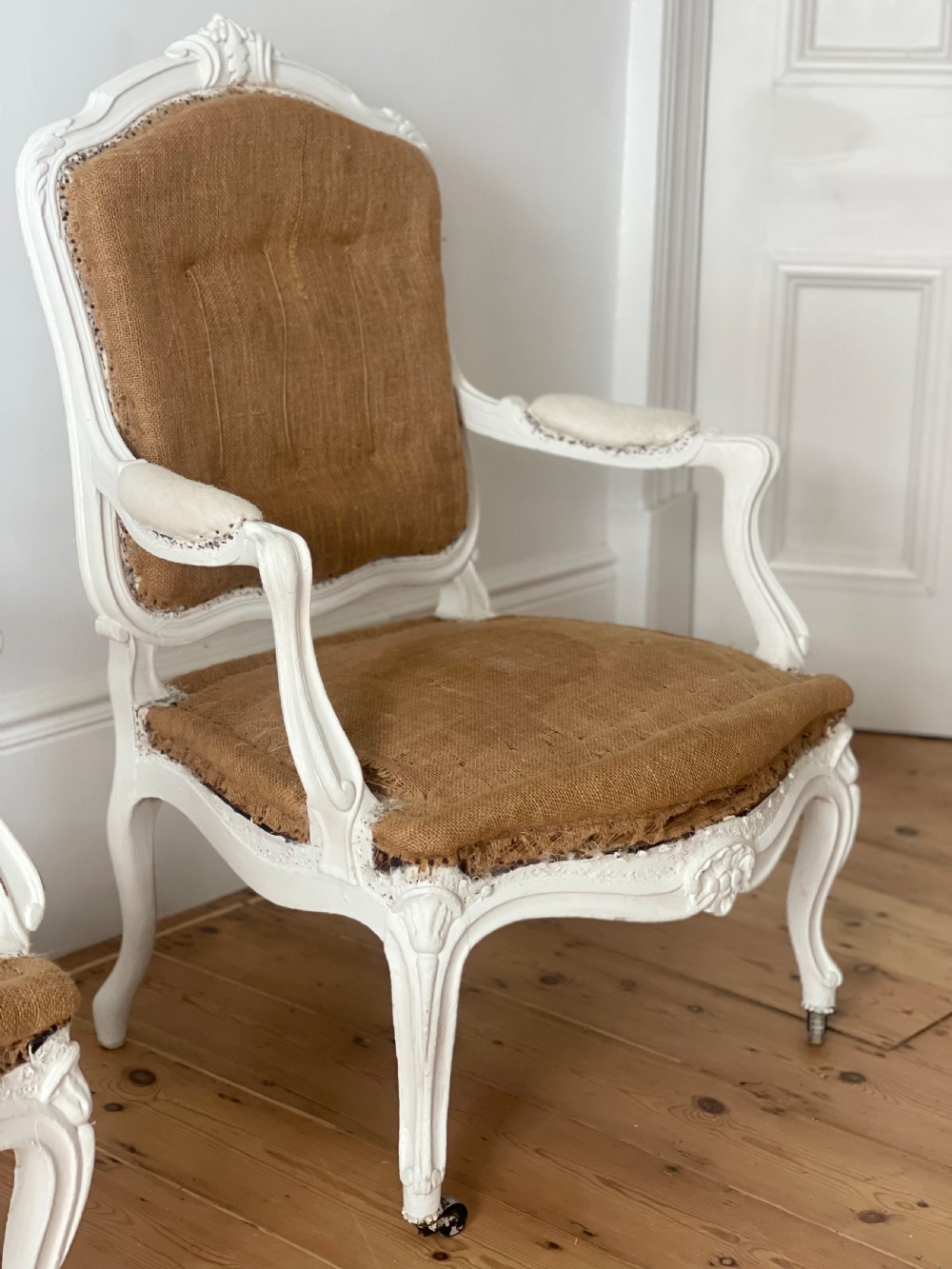 Pair of 19th century French Louis XV chairs View IV