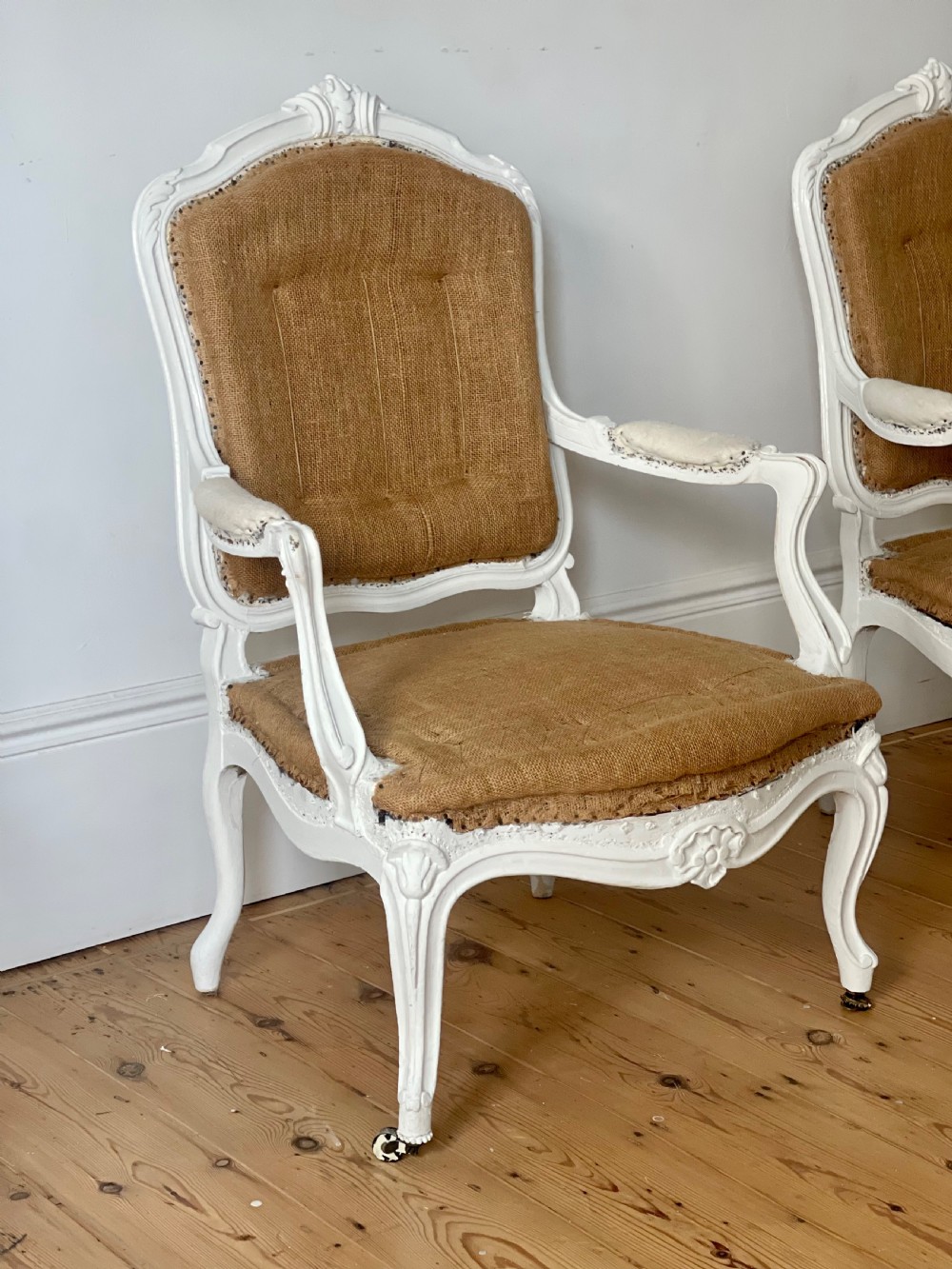 Pair of 19th century French Louis XV chairs View VII