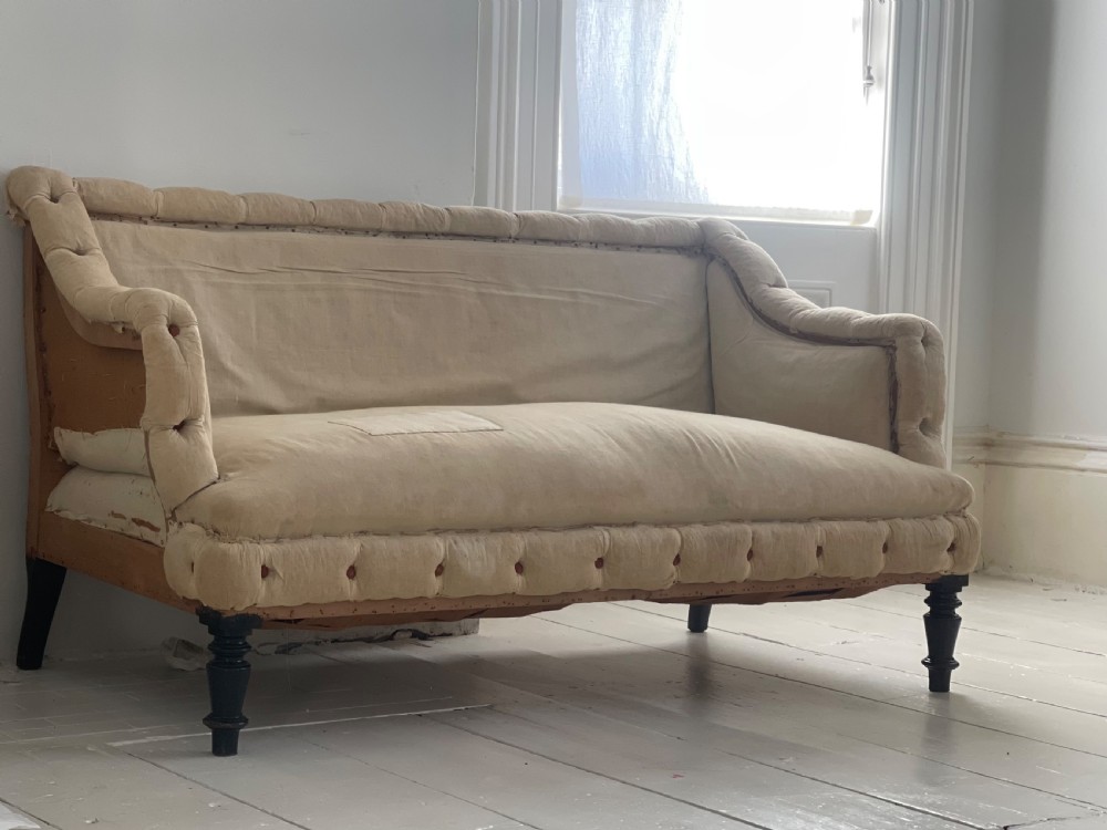 19th century French sofa chaise