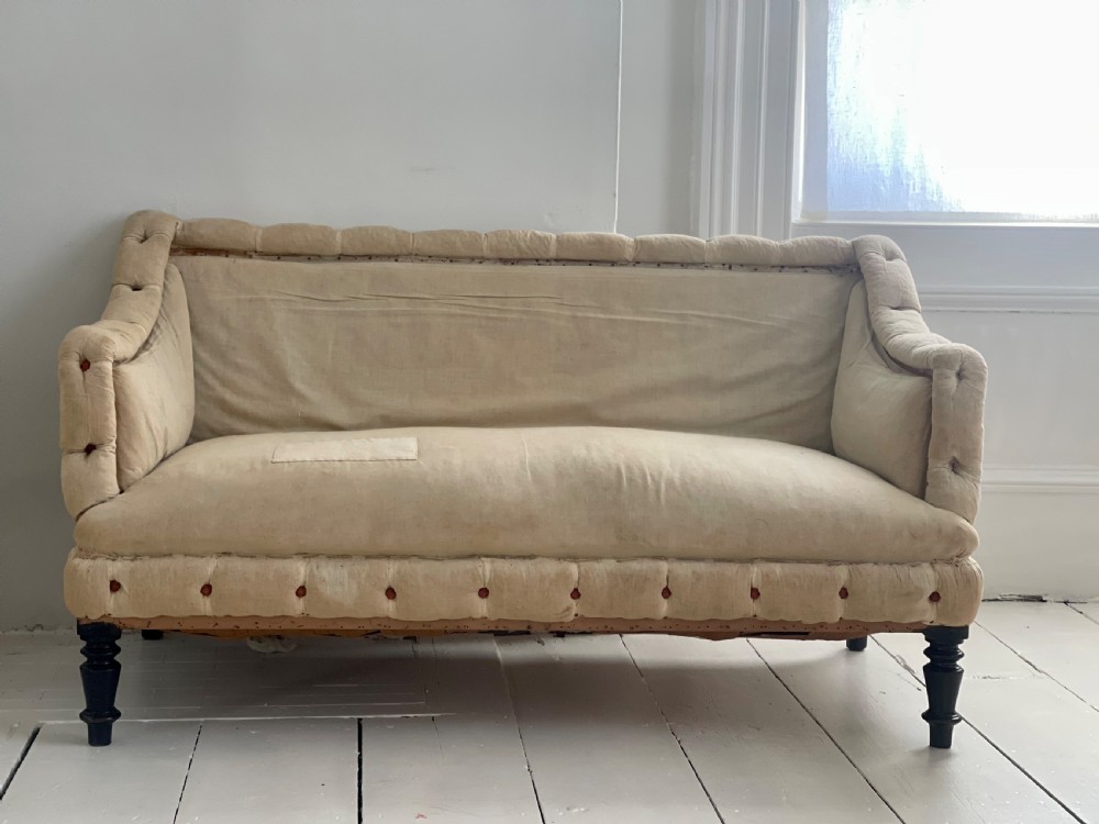 19th century French sofa chaise View II