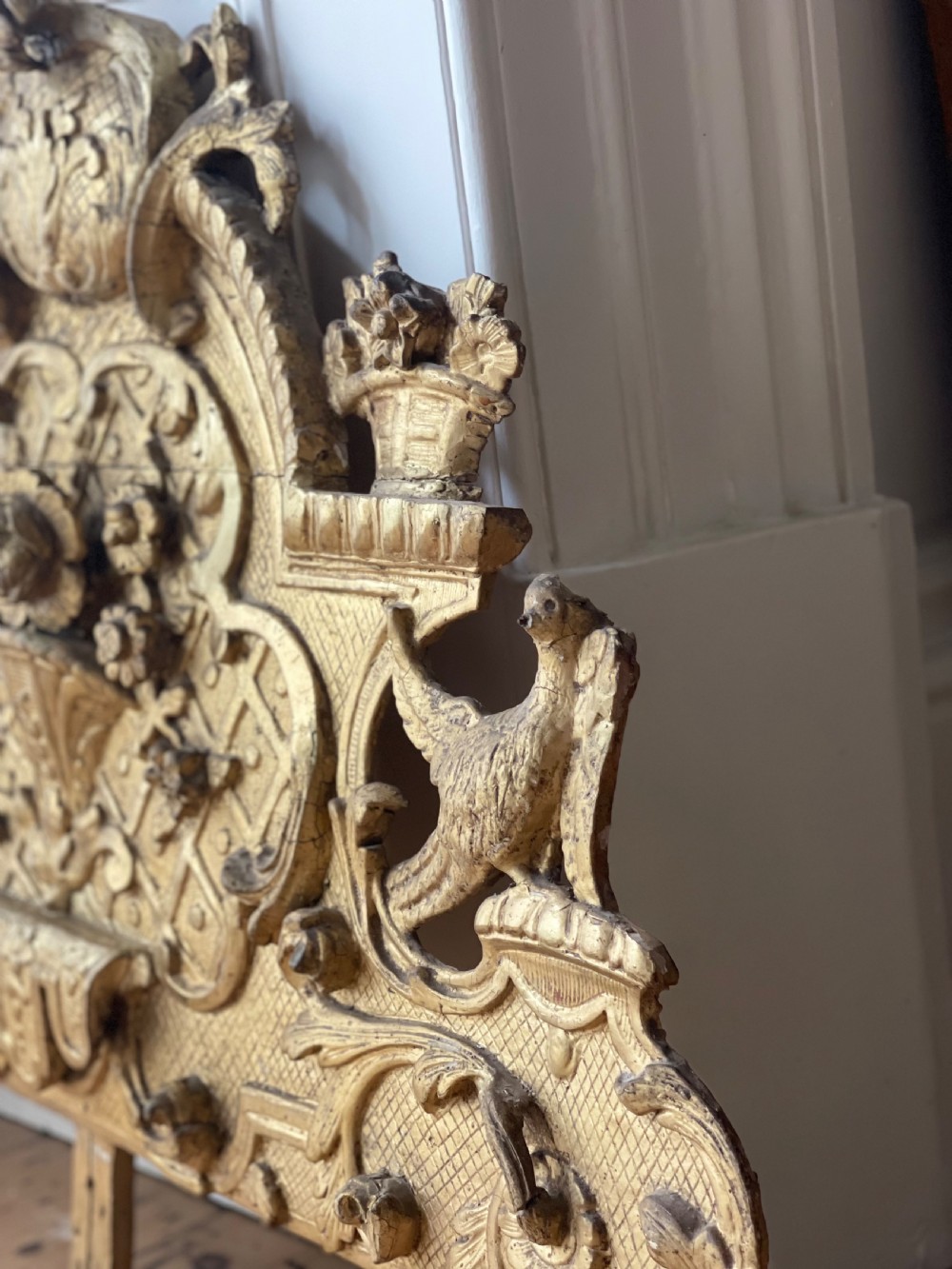 18th century French gilt mirror crest View IV