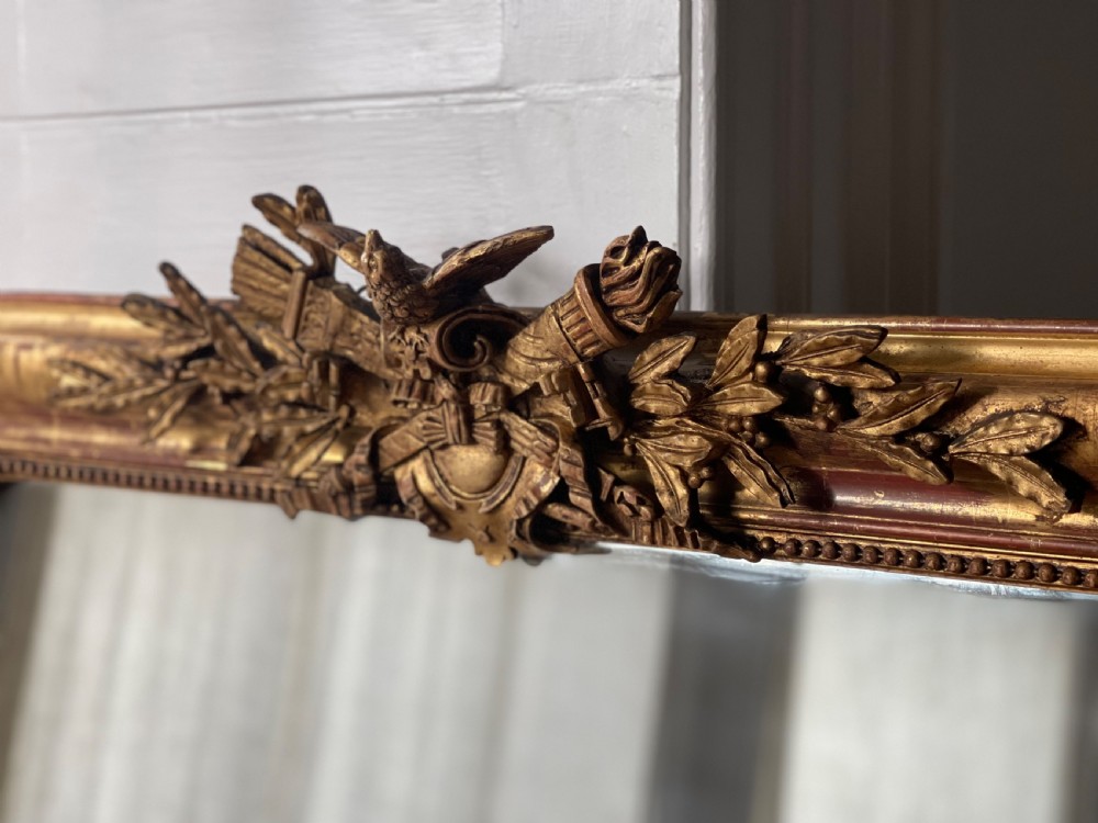 Antique French gilt mirror  View IV