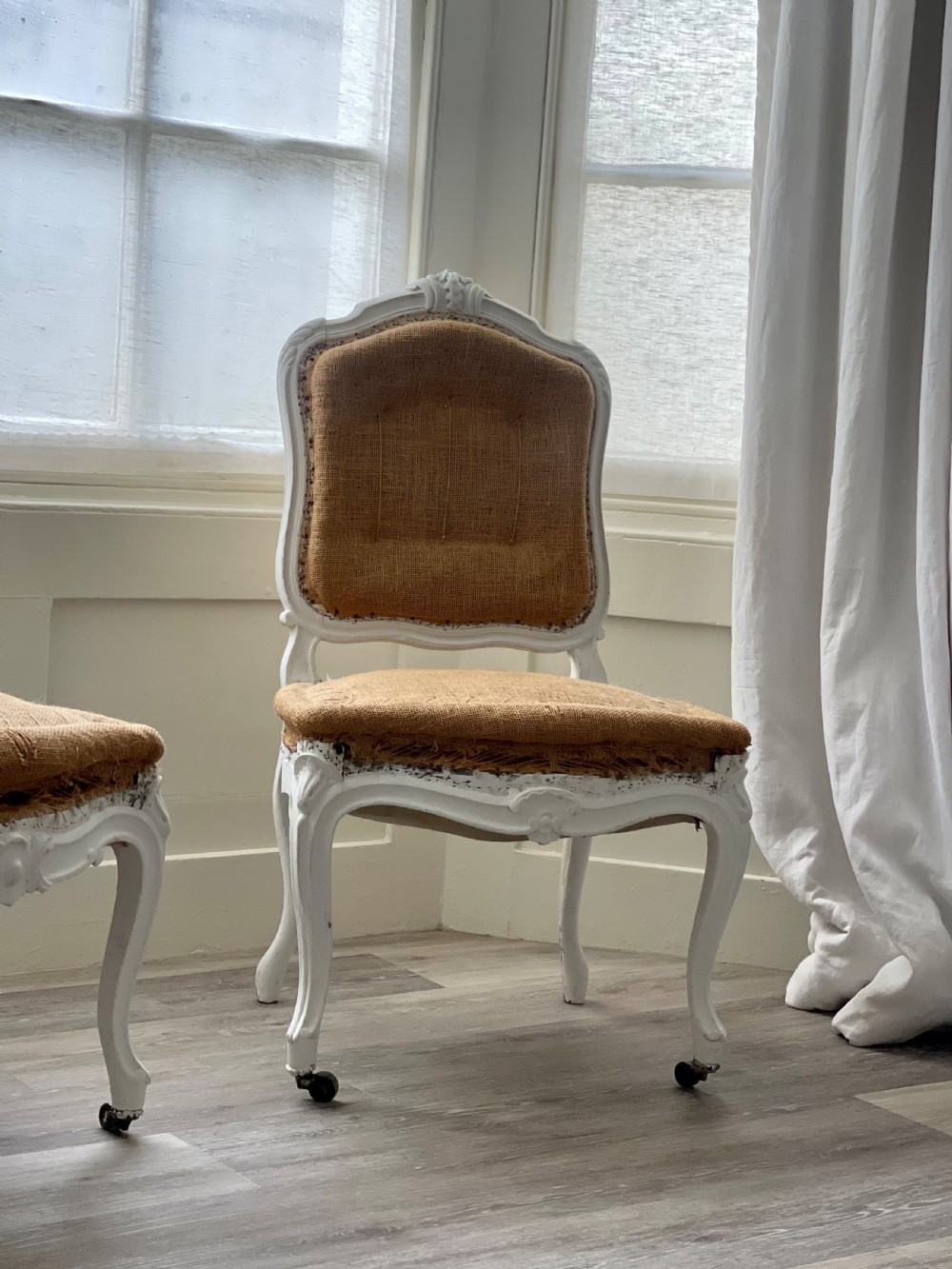 Pair of antique French chairs  View V