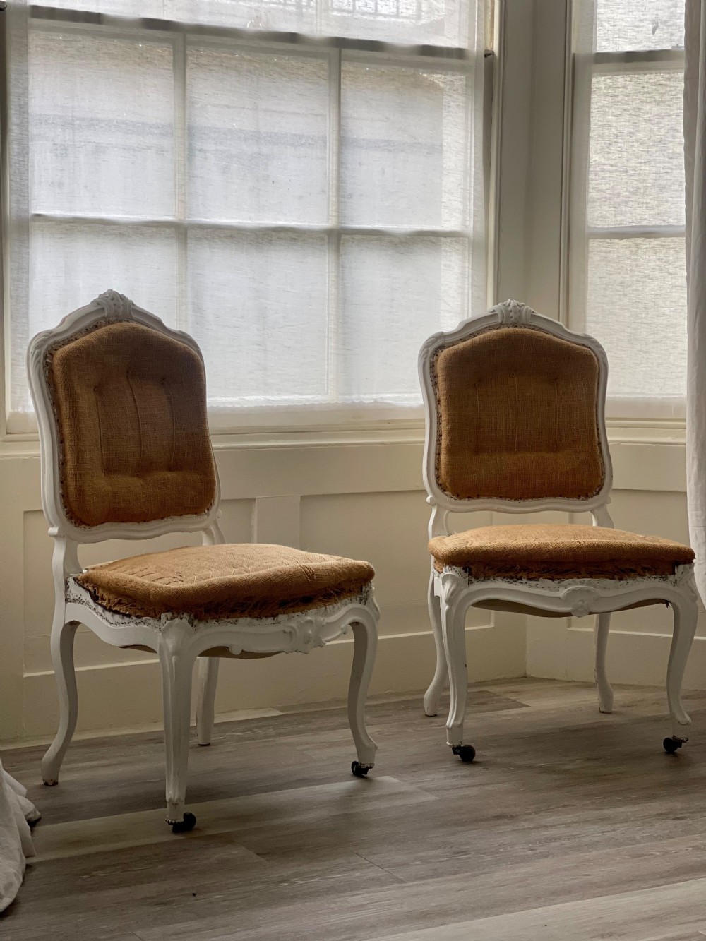 Pair of antique French chairs  View VIII