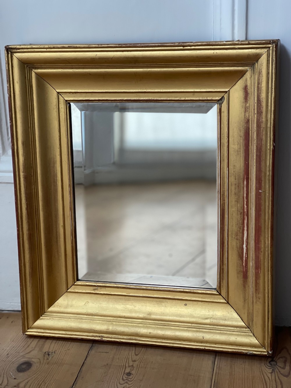 Antique French gilt mirror  View III