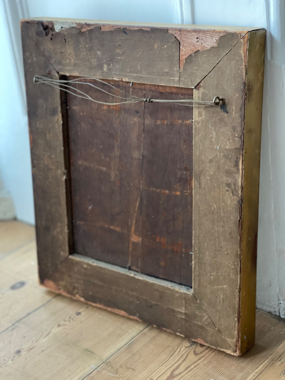Antique French gilt mirror  View IX