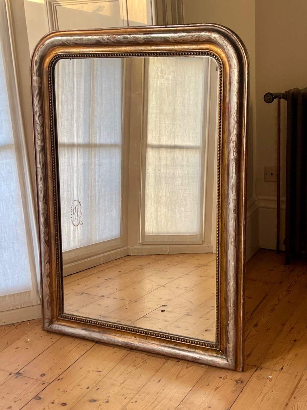 19th century French gilt Louis Philippe mirror c1860