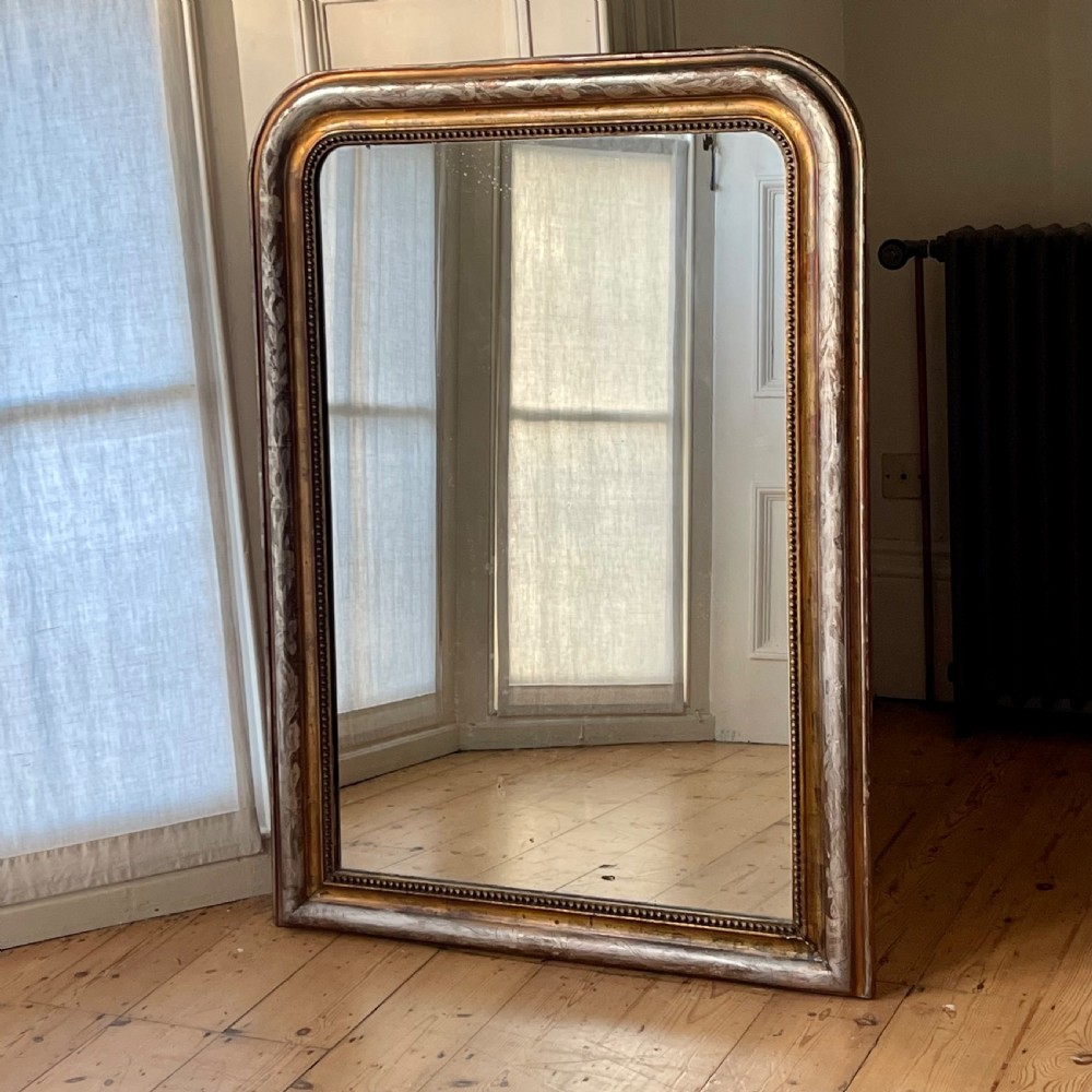 19th century French gilt Louis Philippe mirror c1860 View IX