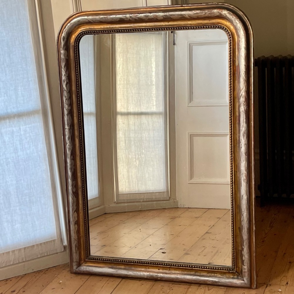 19th century French gilt Louis Philippe mirror c1860 View XI