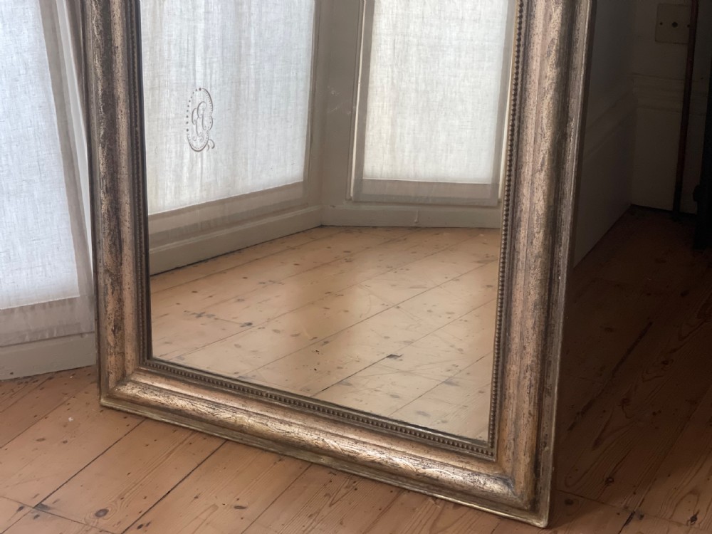 Antique French gilt Louis Philippe mirror View II