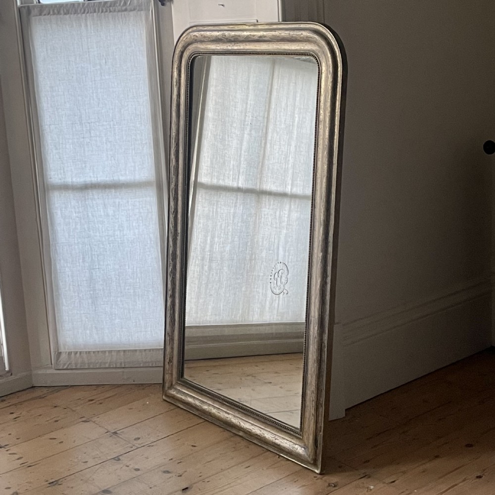 Antique French gilt Louis Philippe mirror View IX